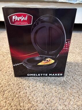 Parini Black Non-Stick Omelette Maker